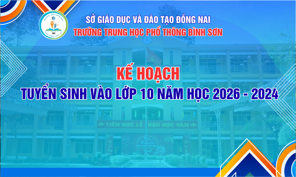 Kế hoạch tuyển sinh lớp 10 năm học 2026 - 2027