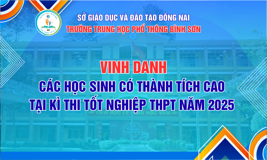 Vinh danh các học sinh đã có thành tích cao tại kỳ thi tốt nghiệp THPT năm 2025