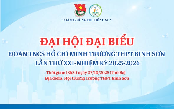 Sôi nổi các hoạt động chào mừng Đại hội đại biểu Đoàn TNCS Hồ Chí Minh Trường THPT Bình Sơn