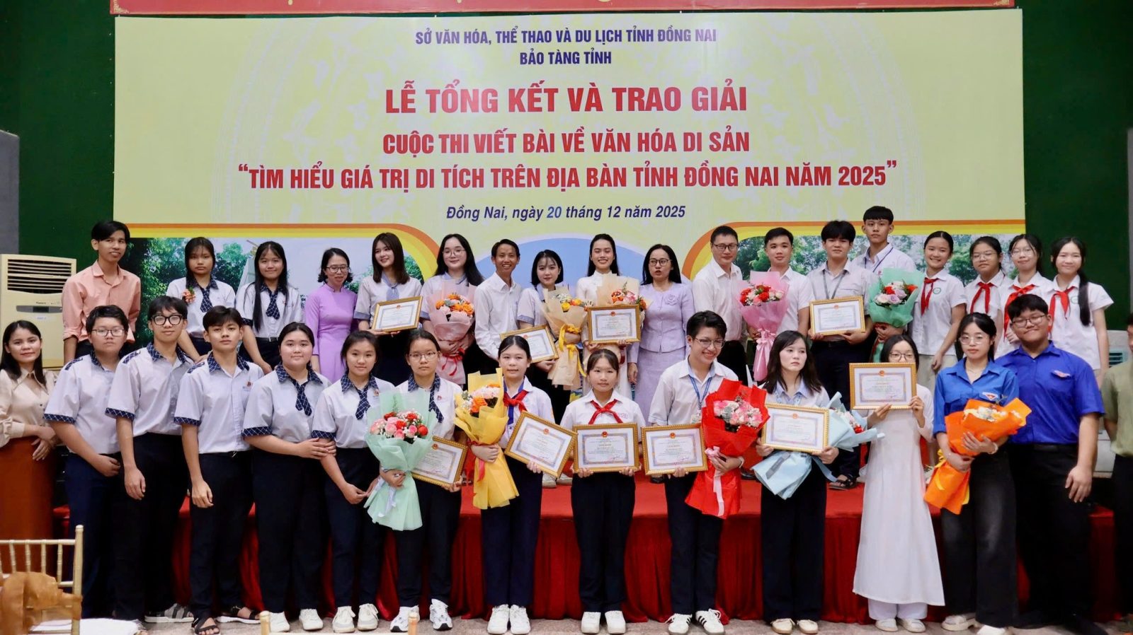 Trường THPT Bình Sơn thắng lớn tại cuộc thi tìm hiểu di sản văn hóa tỉnh Đồng Nai năm 2025